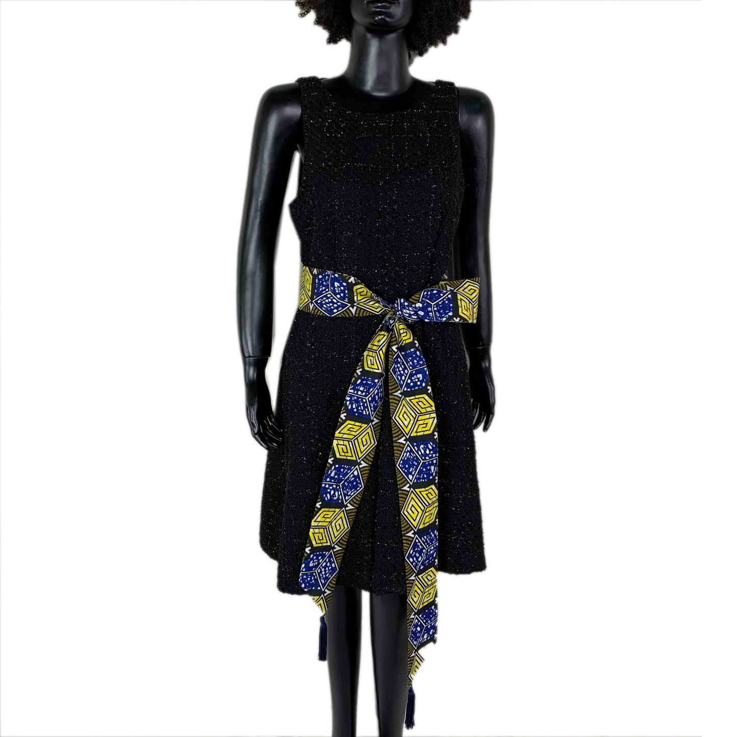 Reversible African Print Belt