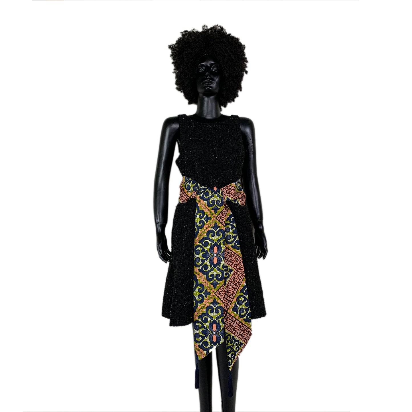 Reversible African Print Belt