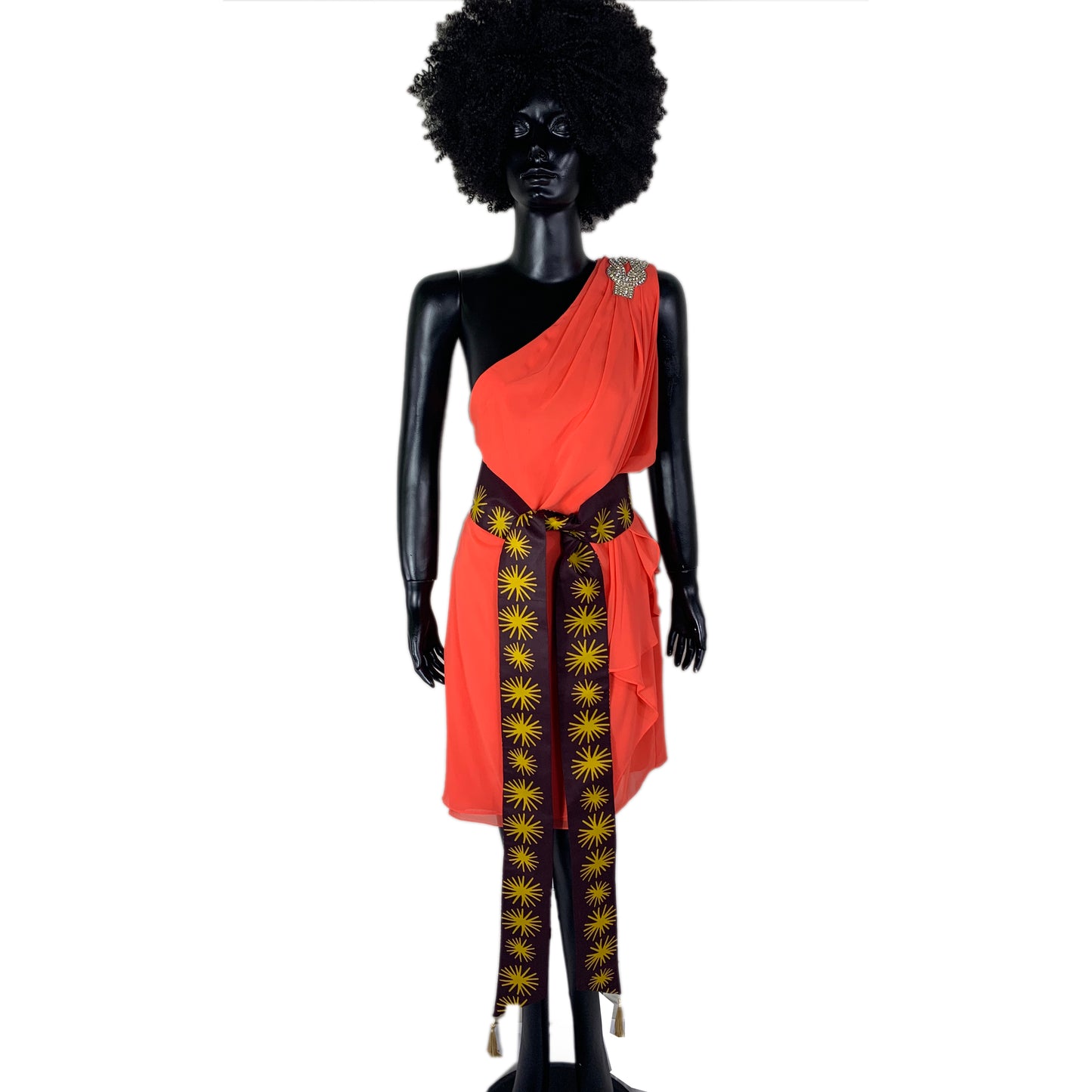 Reversible African Print Belt
