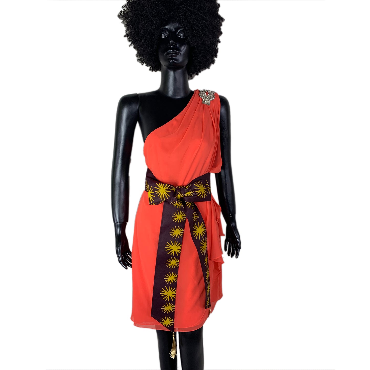 Reversible African Print Belt