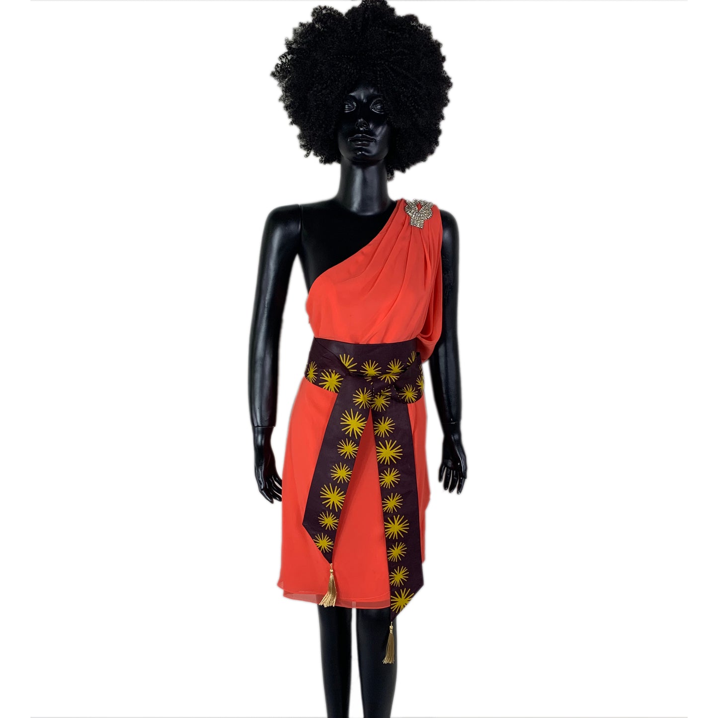 Reversible African Print Belt