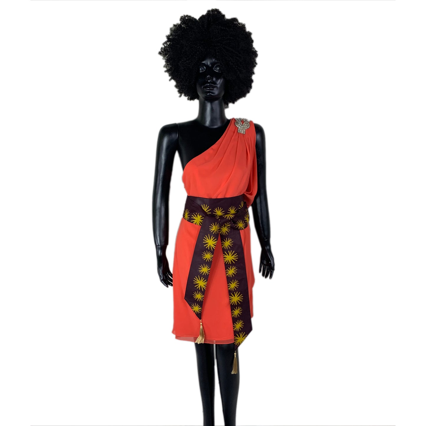 Reversible African Print Belt