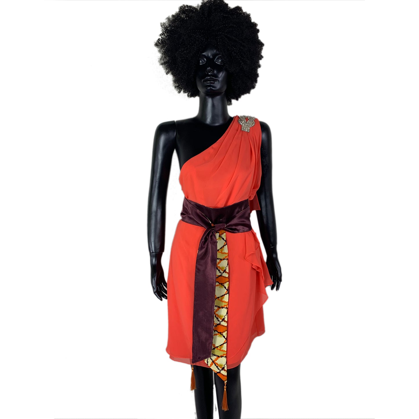 Reversible African Print Belt