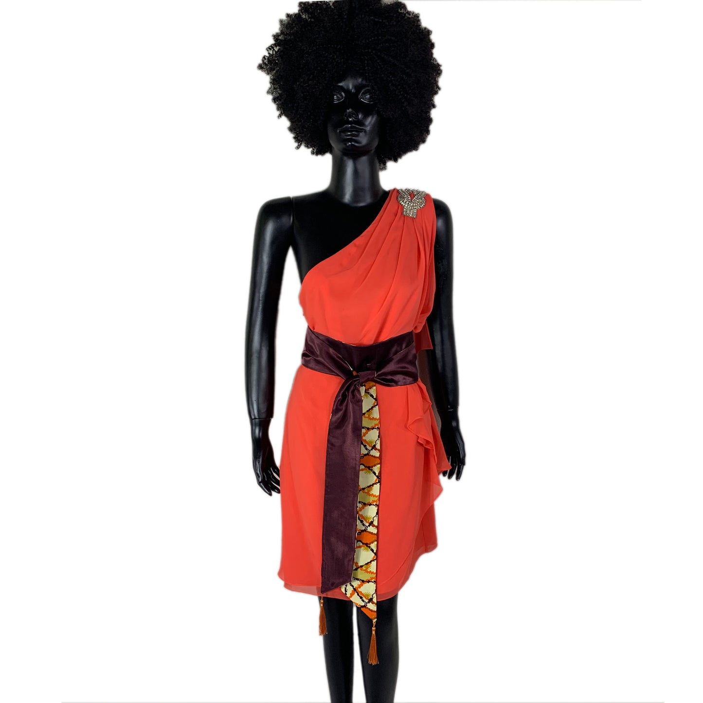 Reversible African Print Belt