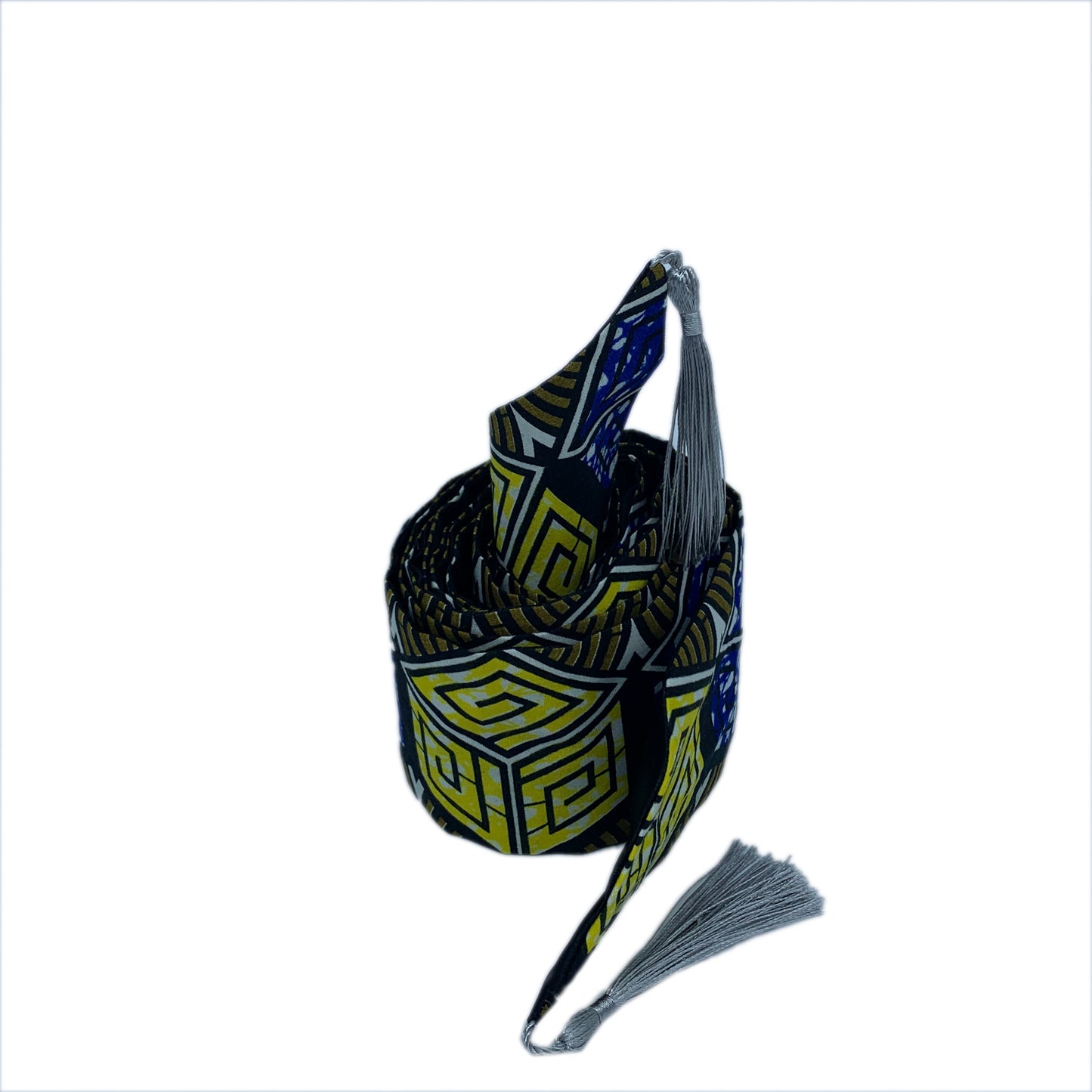 Reversible African Print Belt