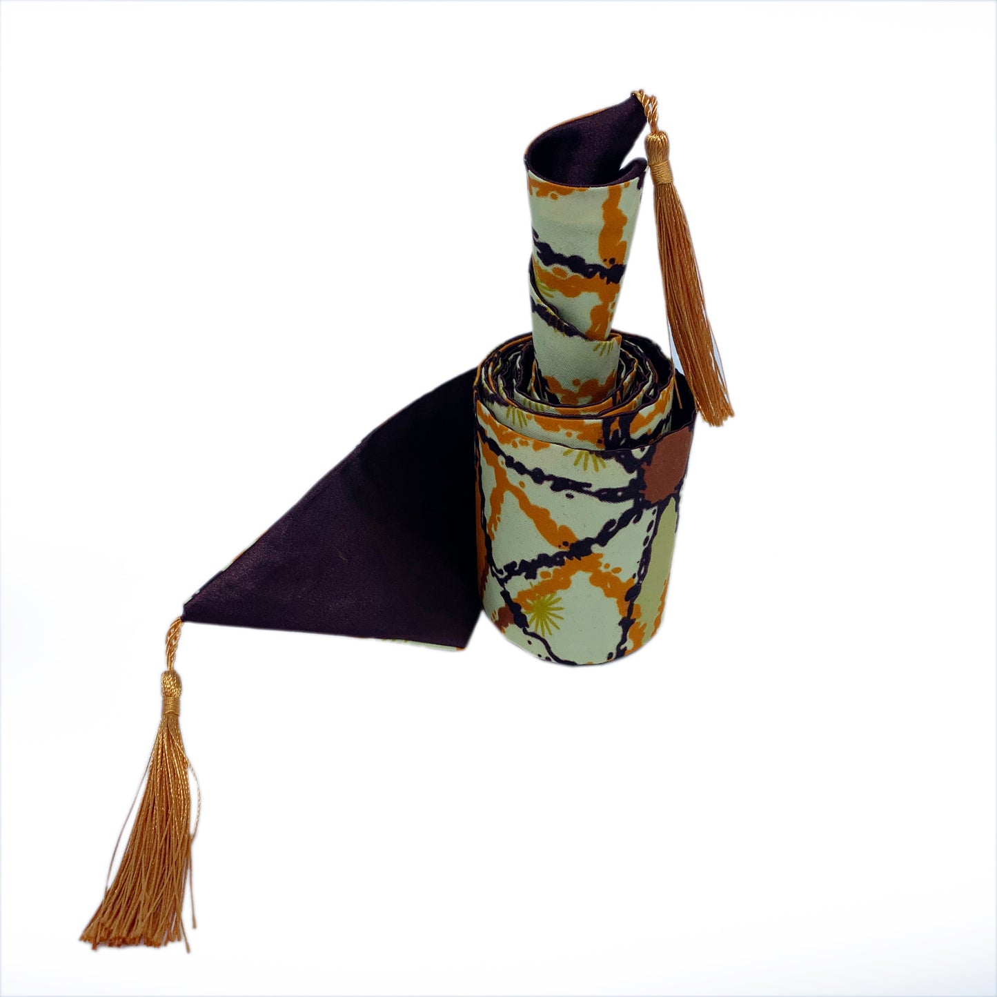 Reversible African Print Belt