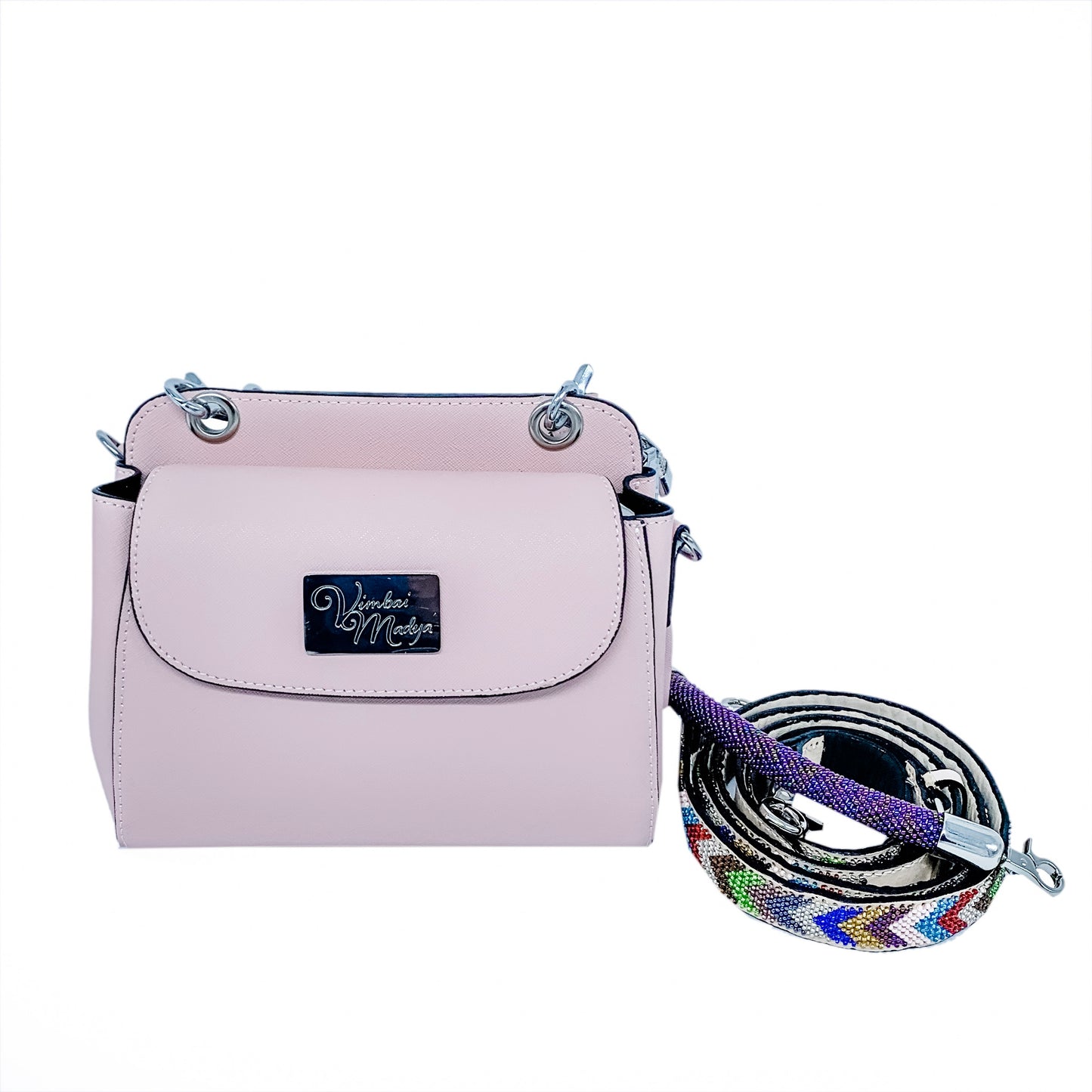 Kenya Mini Leather Bag with interchangeable set of straps and handles