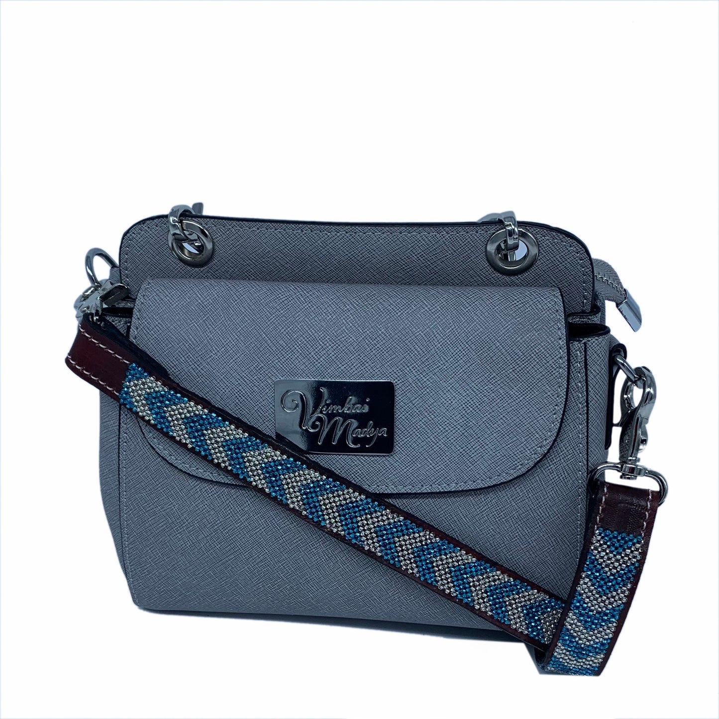 Kenya Mini Leather Bag with interchangeable set of straps and handles