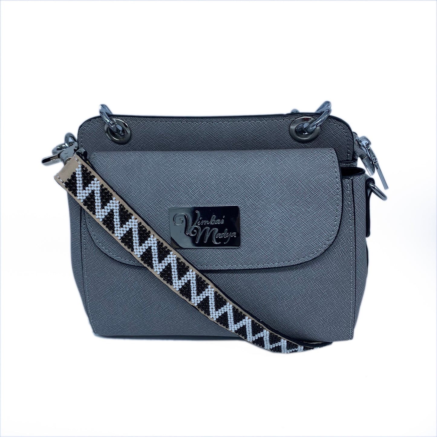 Kenya Mini Leather Bag with interchangeable set of straps and handles