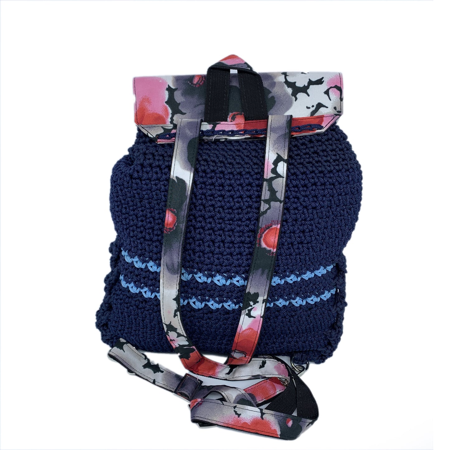Convertible Backpack with Ankara African Fabric - Weekend Bag for Mom. Boho Tote or Cross Body Duffle Bag for Office, Wife Birthday, Gift for Her