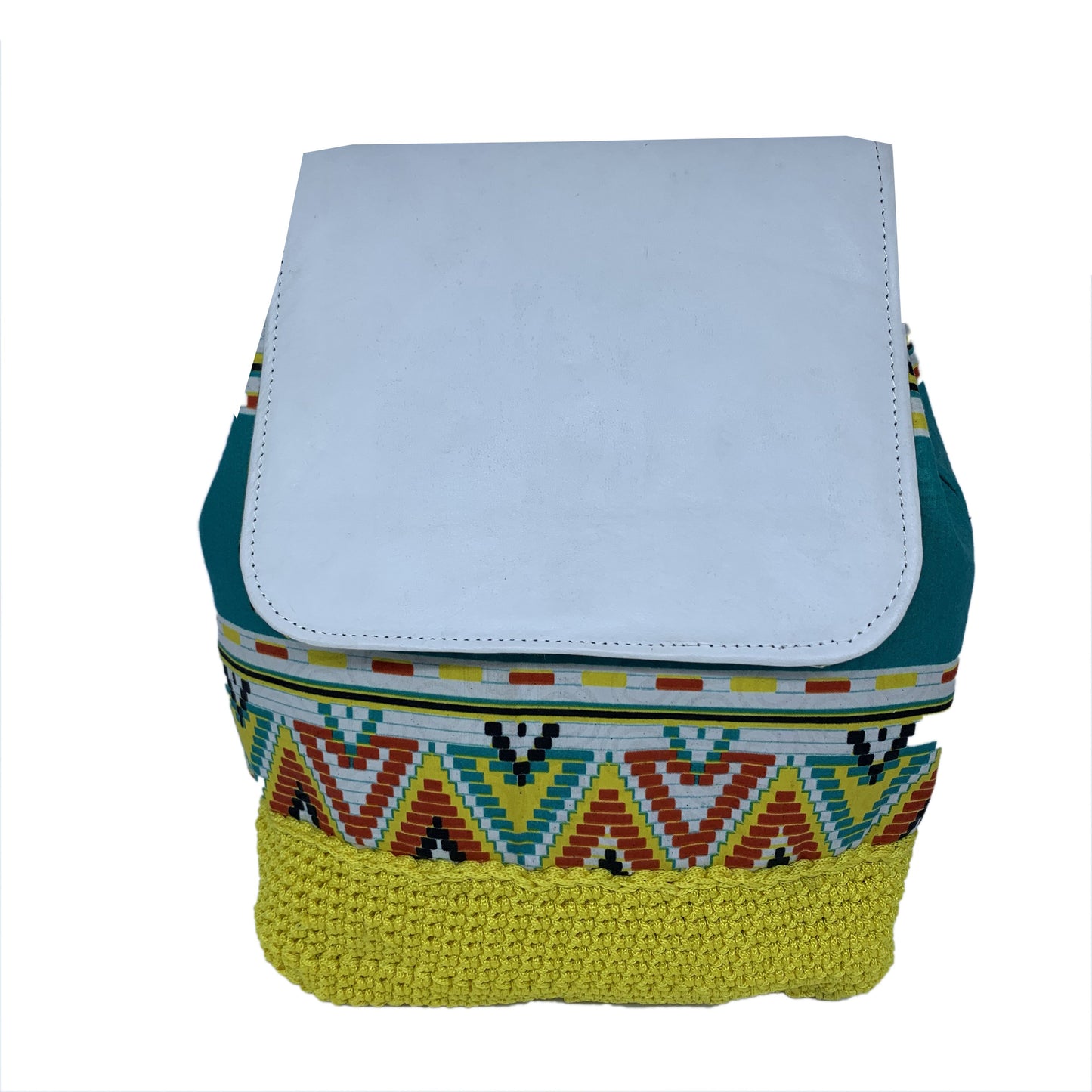 Convertible Backpack with Ankara African Fabric - Weekend Bag for Mom. Boho Tote or Cross Body Duffle Bag for Office, Wife Birthday, Gift for Her