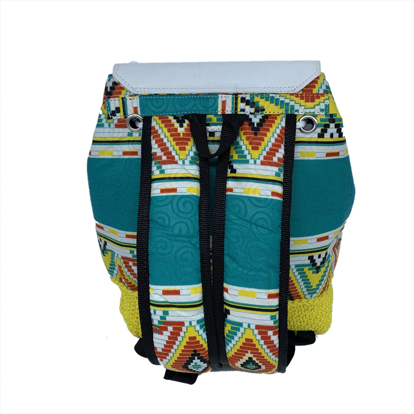 Convertible Backpack with Ankara African Fabric - Weekend Bag for Mom. Boho Tote or Cross Body Duffle Bag for Office, Wife Birthday, Gift for Her