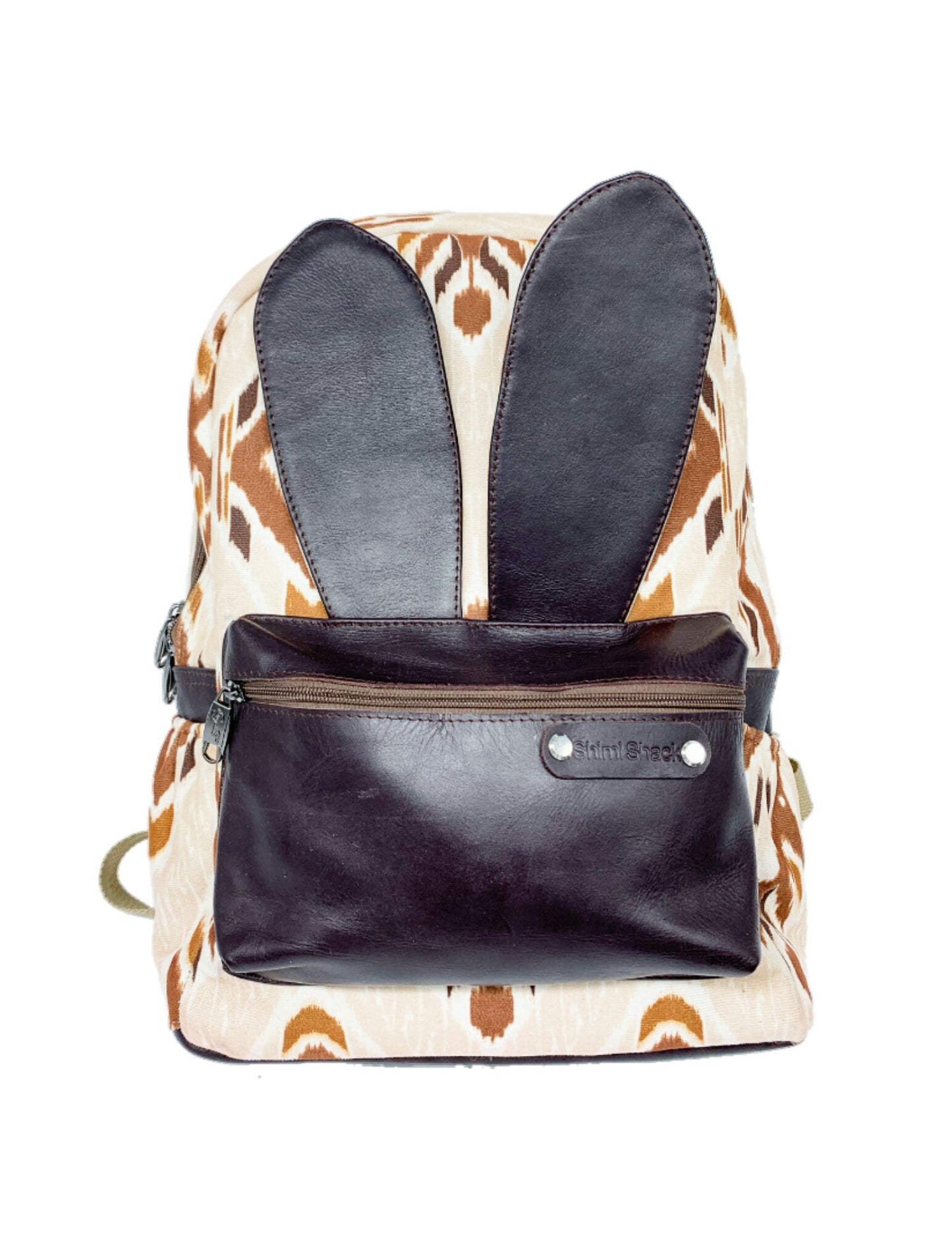 Cute Bunny Ears for back to school Gift - Weekend Bag for Kids . Boho Tote or Cross Body Duffle , Daughter Birthday, Niece Nephew Gift