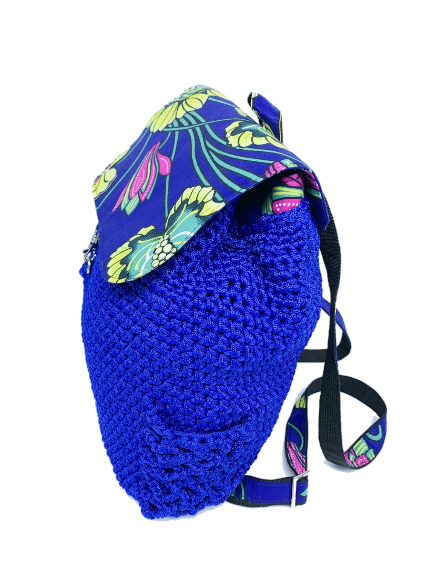 Convertible Backpack with Ankara African Fabric - Weekend Bag for Mom. Boho Tote or Cross Body Duffle Bag for Office, Wife Birthday, Gift for Her