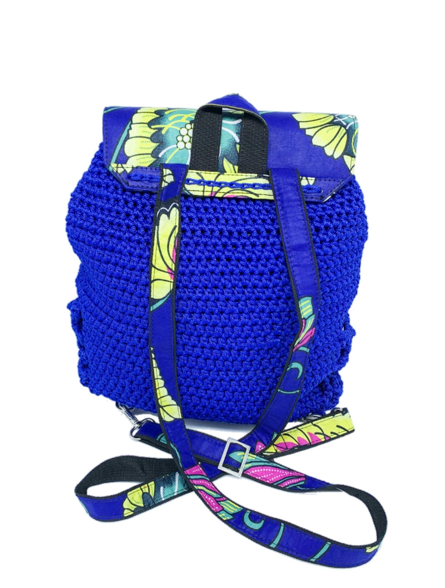 Convertible Backpack with Ankara African Fabric - Weekend Bag for Mom. Boho Tote or Cross Body Duffle Bag for Office, Wife Birthday, Gift for Her