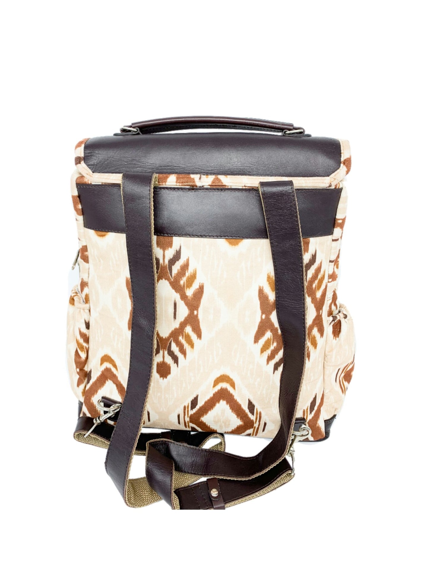 Convertible Backpack with Ankara African Fabric - Weekender Bag for Women . Boho Tote or Cross Body Bag for Mothers Day, Granddaughter Gift