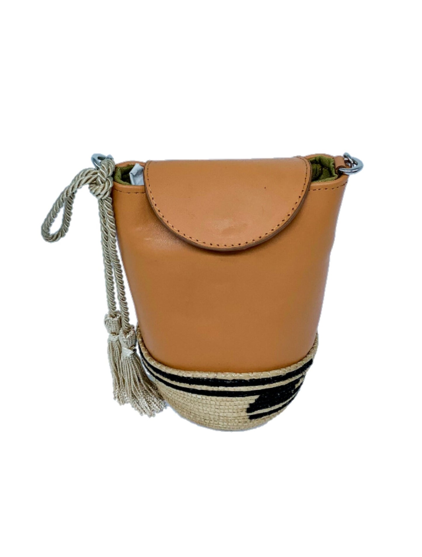 Mini Handwoven Basket Bucket Bag