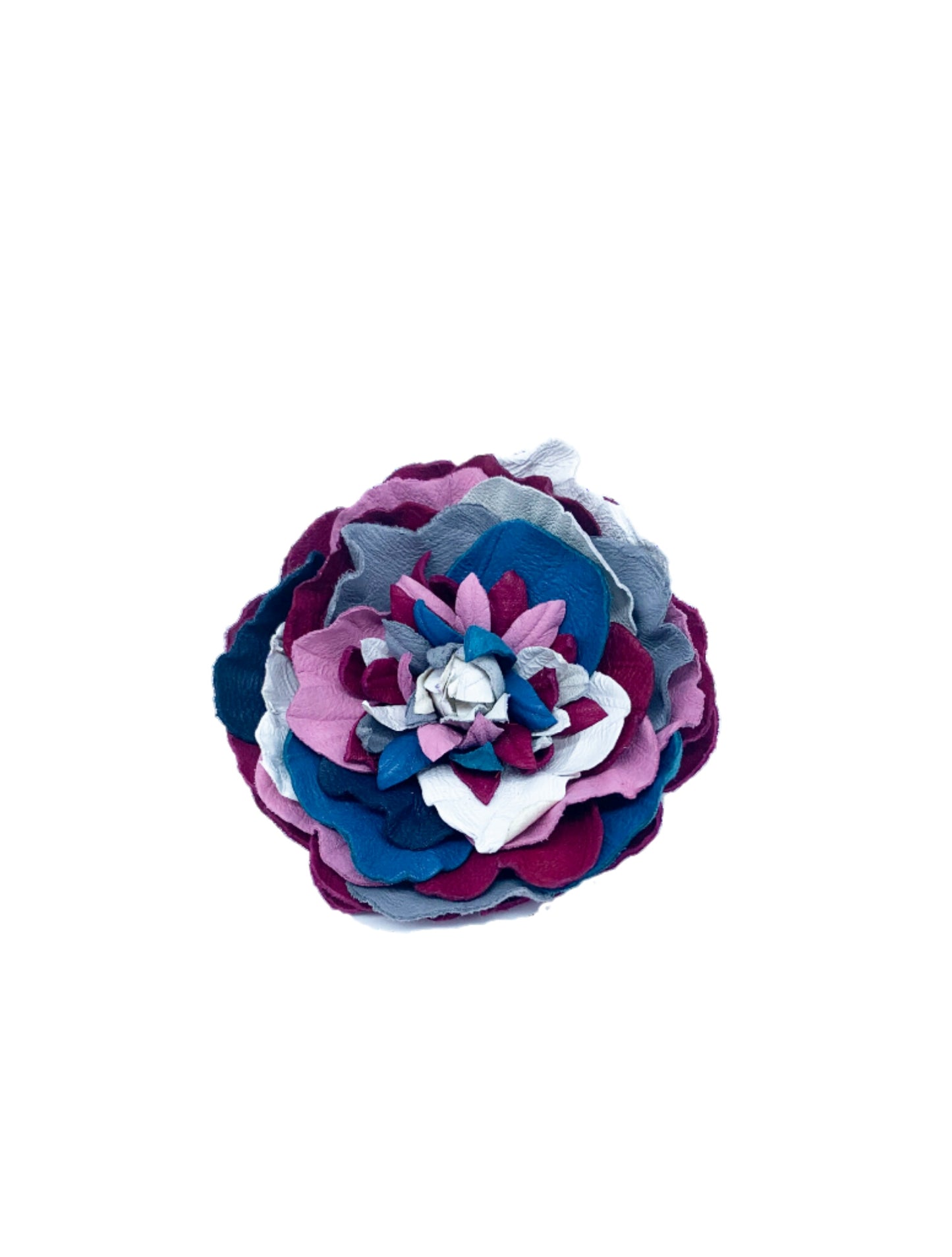 Leather rose ring