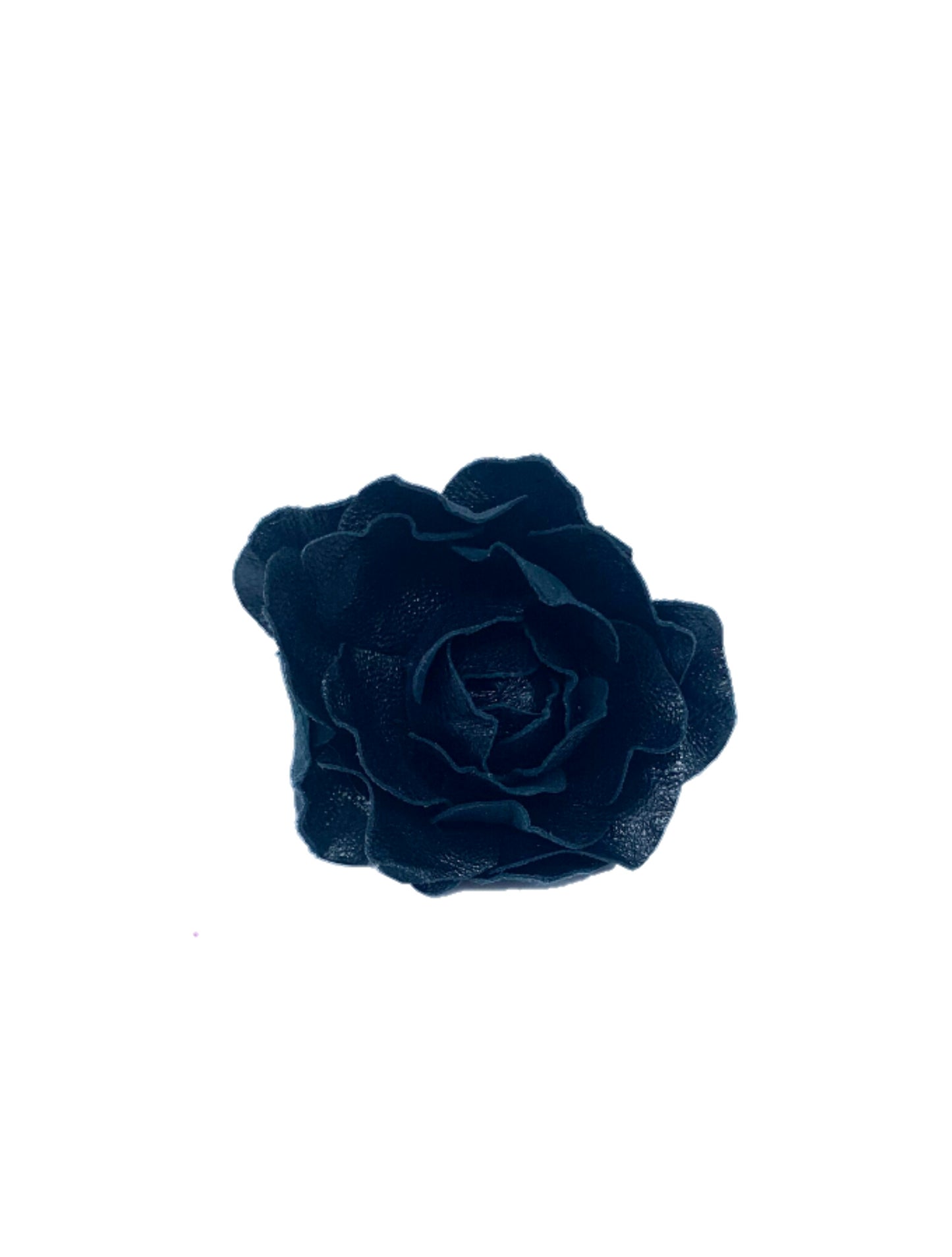 Leather rose ring
