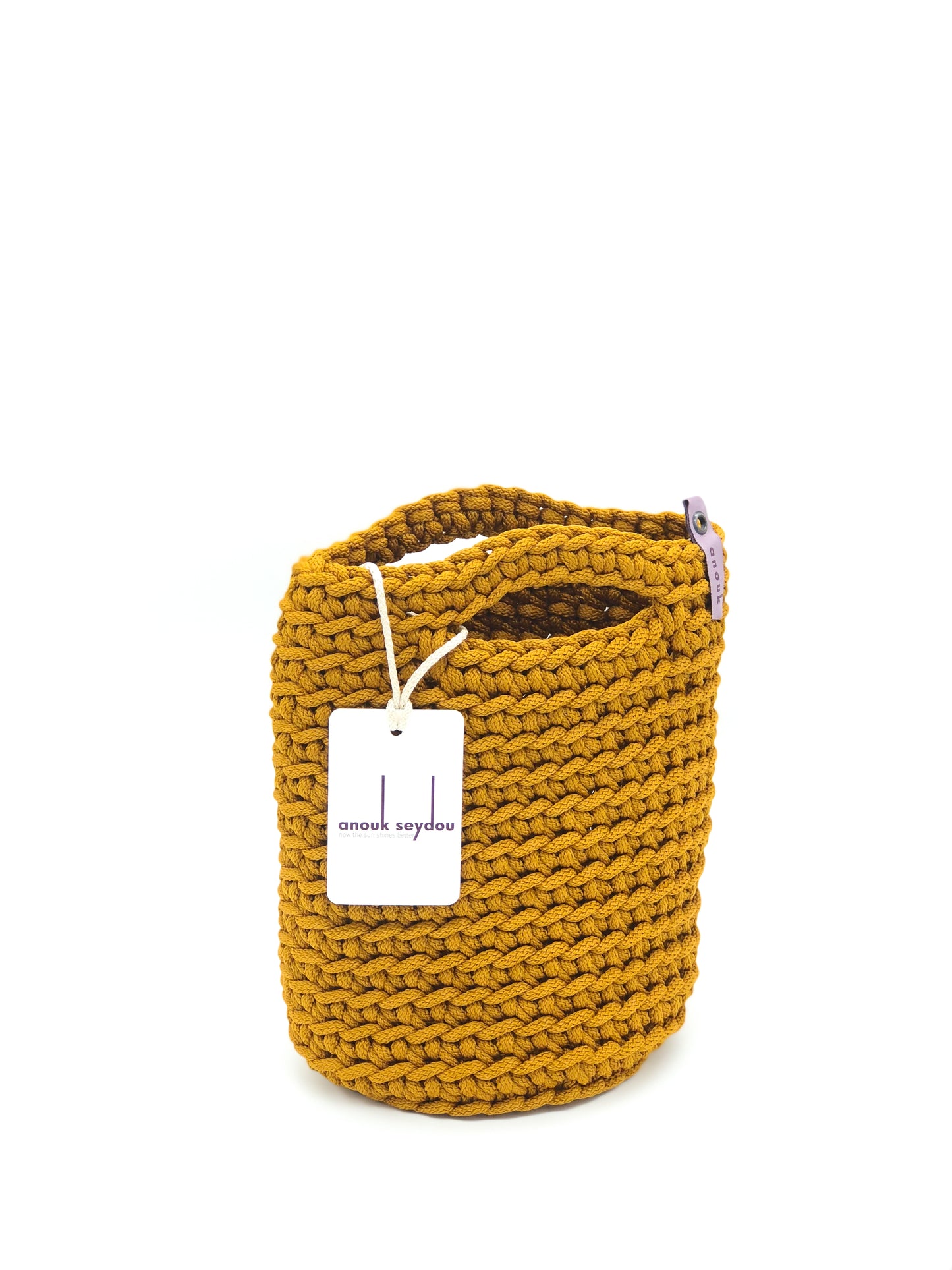 Tote Bag Scandinavian Style Rusty Crochet Size MINI