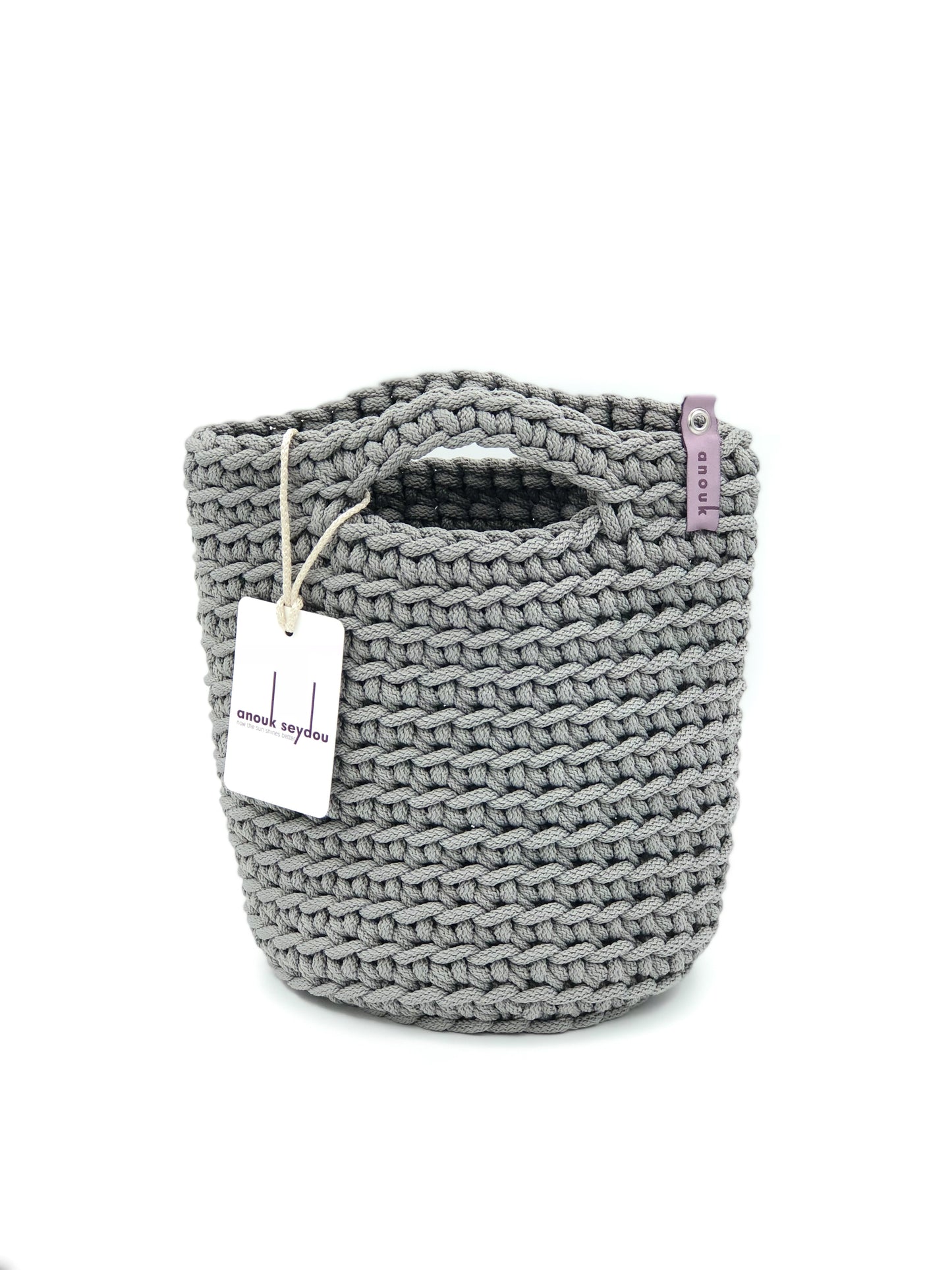 Tote Bag Scandinavian Style Stone Gray Size MINI