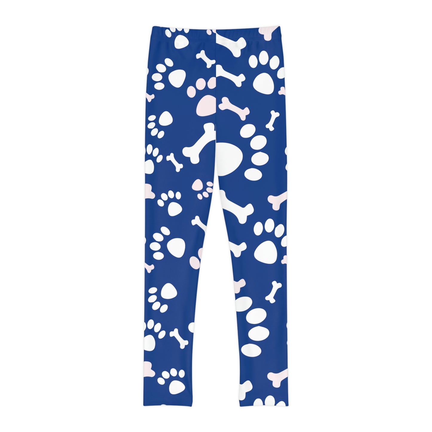 Pawsome, Dog Lovers Cute Summer Youth Leggings, One of a Kind Workout Activewear tights for kids, Granddaughter, Niece Christmas Gift