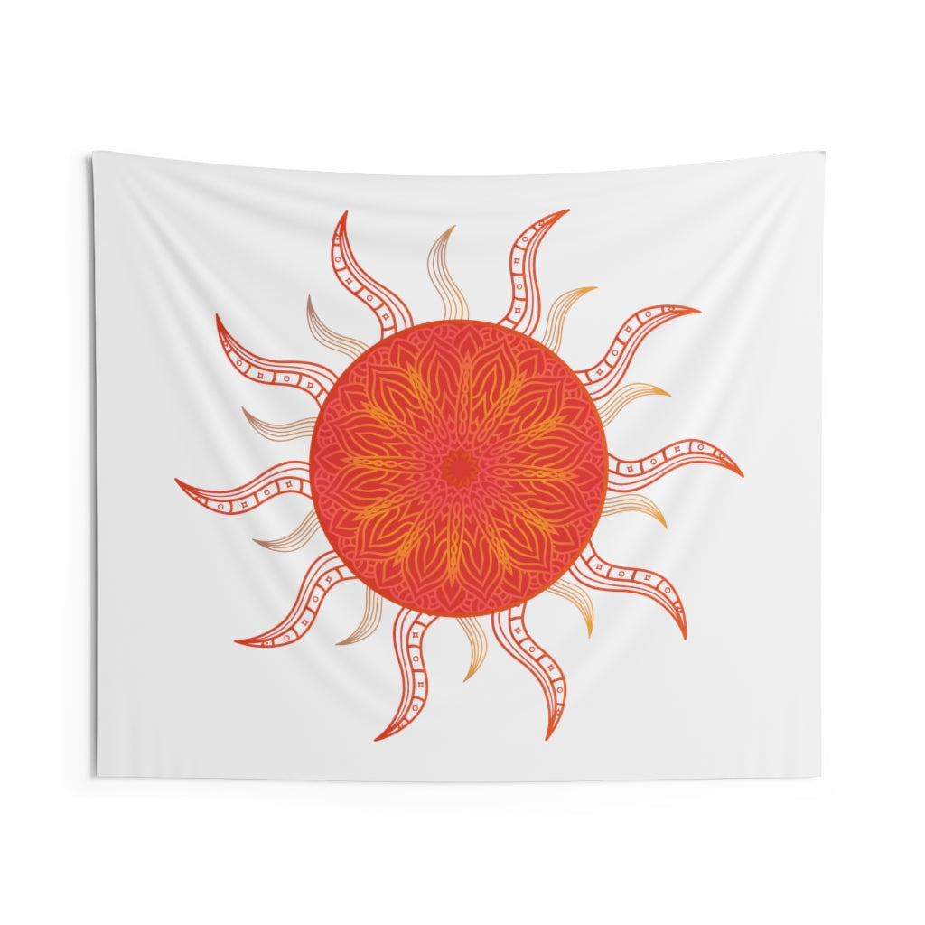 Sun Planet Tapestry Contemporary Home Decor . Galaxy Wall Hanging Art for Baby Nursery, Dorm room, Coastal Home . Housewarming Gift