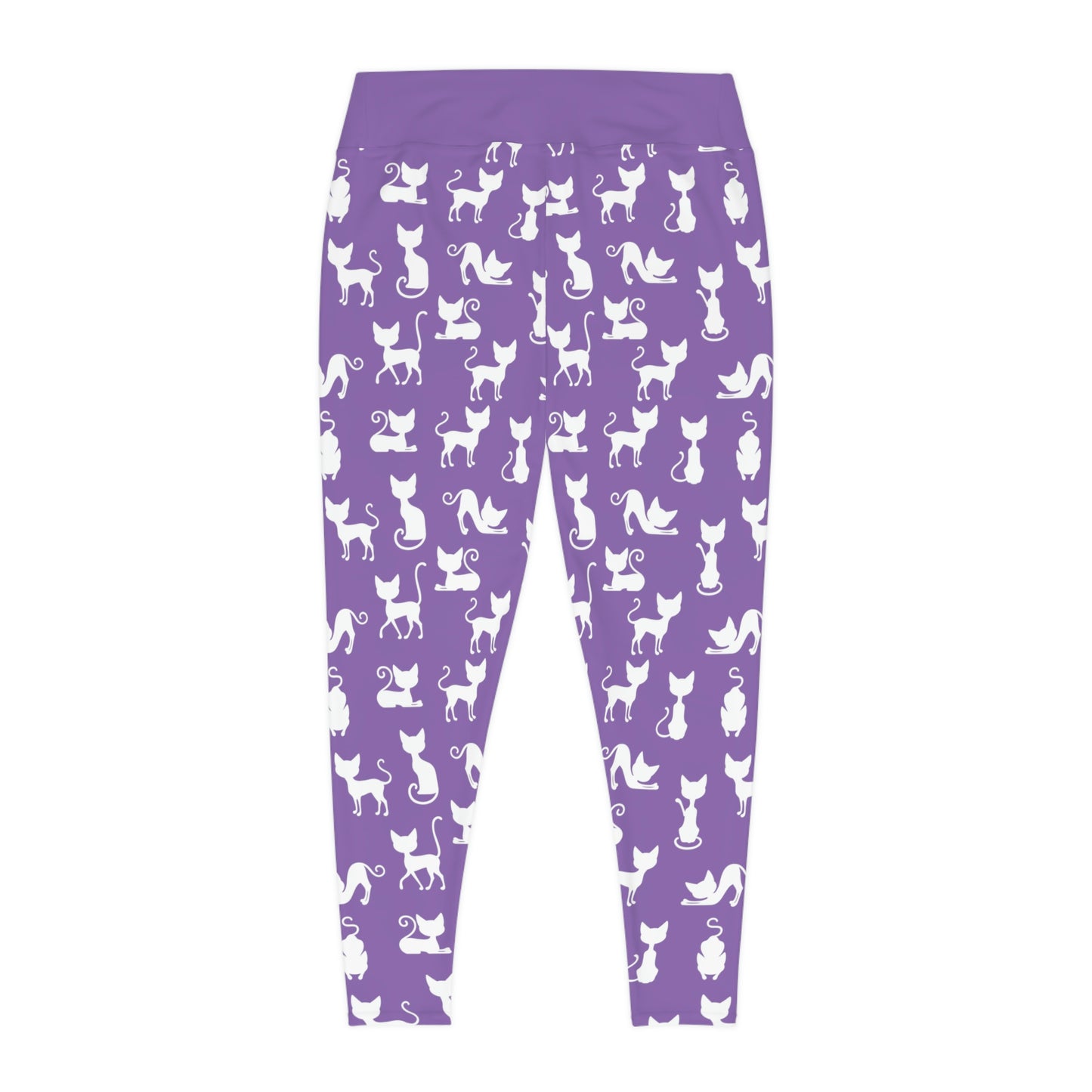 Cat Mom Pawsome Plus Size Leggings Plus Size Leggings One of a Kind Gift - Unique Workout Activewear tights for kids Fitness , Daughter, Niece Christmas Gift