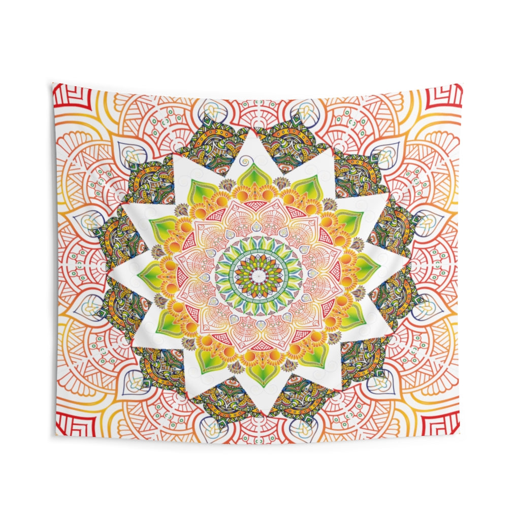 Indian Tapestry for Contemporary Home Decor . Inspirational Wall Hanging Art for Baby Nursery, Dorm room, Coastal Home . Housewarming Gift
