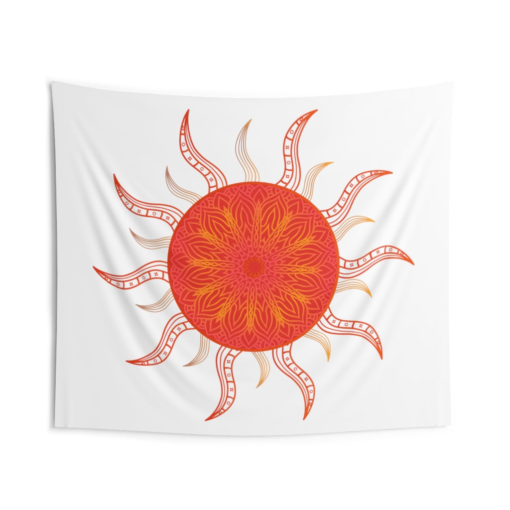 Sun Planet Tapestry Contemporary Home Decor . Galaxy Wall Hanging Art for Baby Nursery, Dorm room, Coastal Home . Housewarming Gift