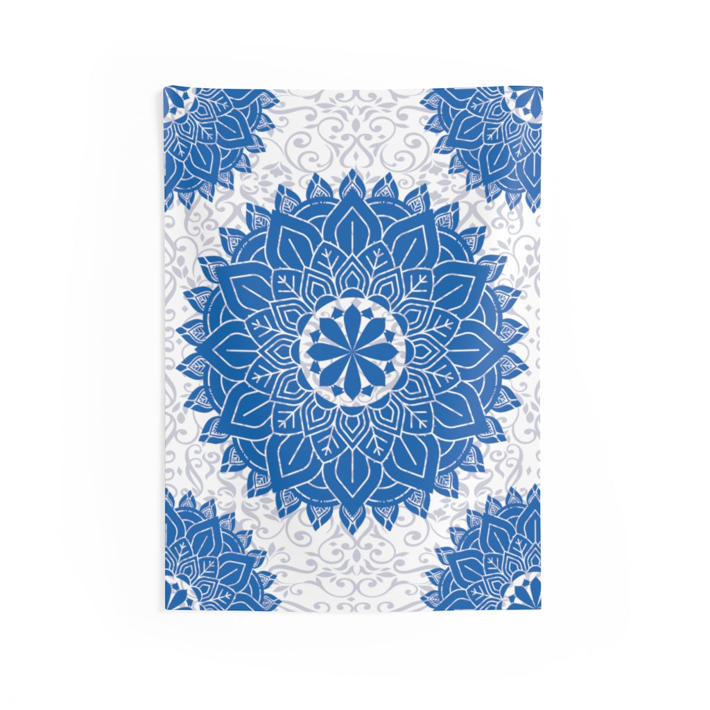 Mandala Tapestry for Contemporary Home Decor . Inspirational Wall Hanging Art for Baby Nursery, Dorm room, Coastal Home . Housewarming Gift