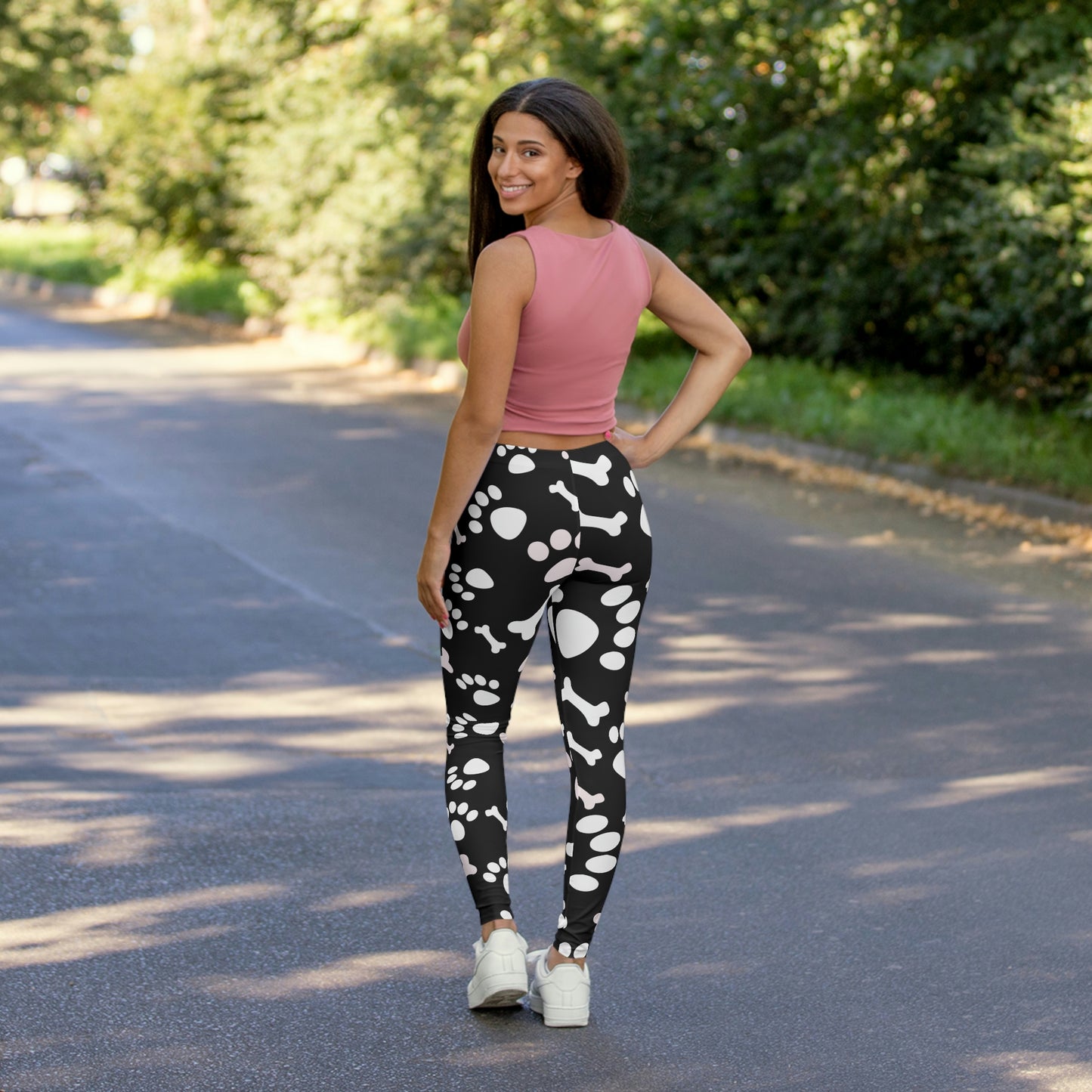 Dog Mom Women Leggings, One of a Kind Gift - Unique Workout Activewear tights for Girlfriend Fitness , Daughter, Niece Christmas Gift