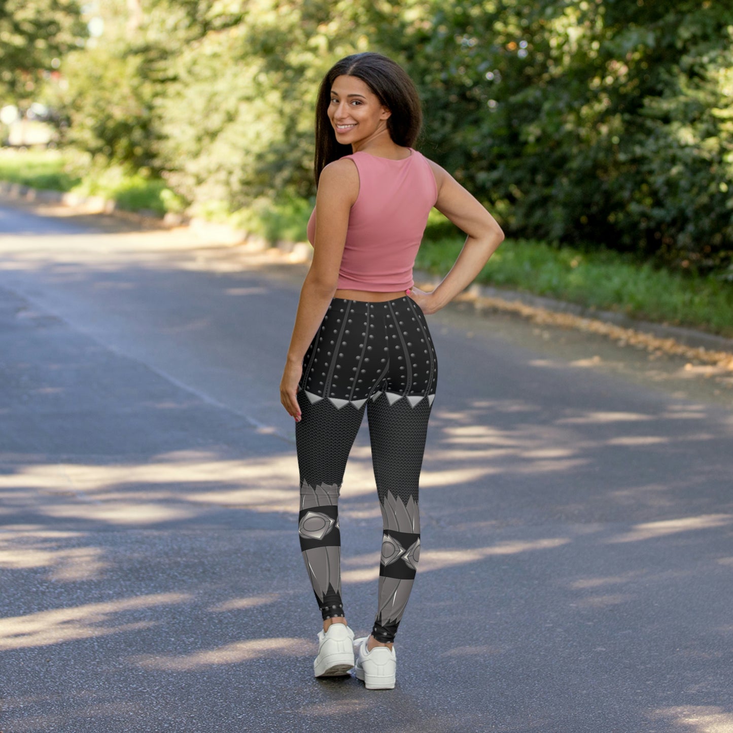 Viking Pants Cute Women Leggings, One of a Kind Gift - Unique Workout Activewear tights for Wife fitness, Mother, Girlfriend Christmas Gift