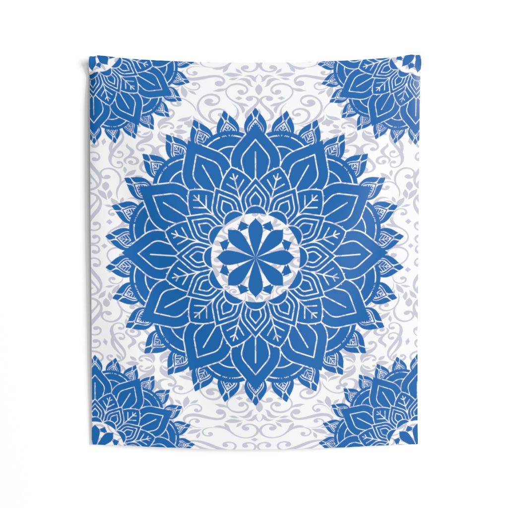 Mandala Tapestry for Contemporary Home Decor . Inspirational Wall Hanging Art for Baby Nursery, Dorm room, Coastal Home . Housewarming Gift