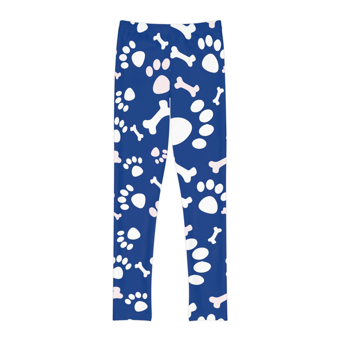 Pawsome, Dog Lovers Cute Summer Youth Leggings, One of a Kind Workout Activewear tights for kids, Granddaughter, Niece Christmas Gift