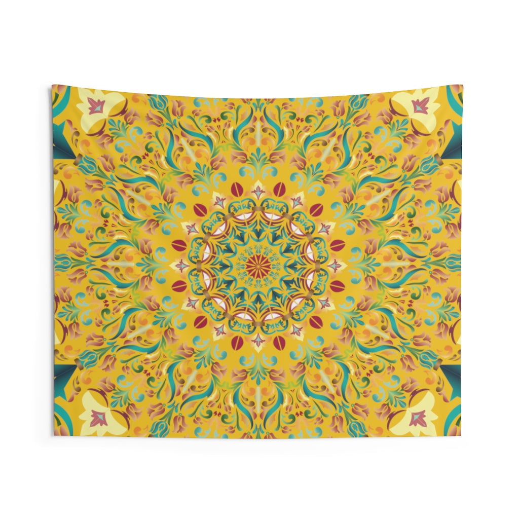 Indian Tapestry for Contemporary Home Decor . Inspirational Wall Hanging Art for Baby Nursery, Dorm room, Coastal Home . Housewarming Gift