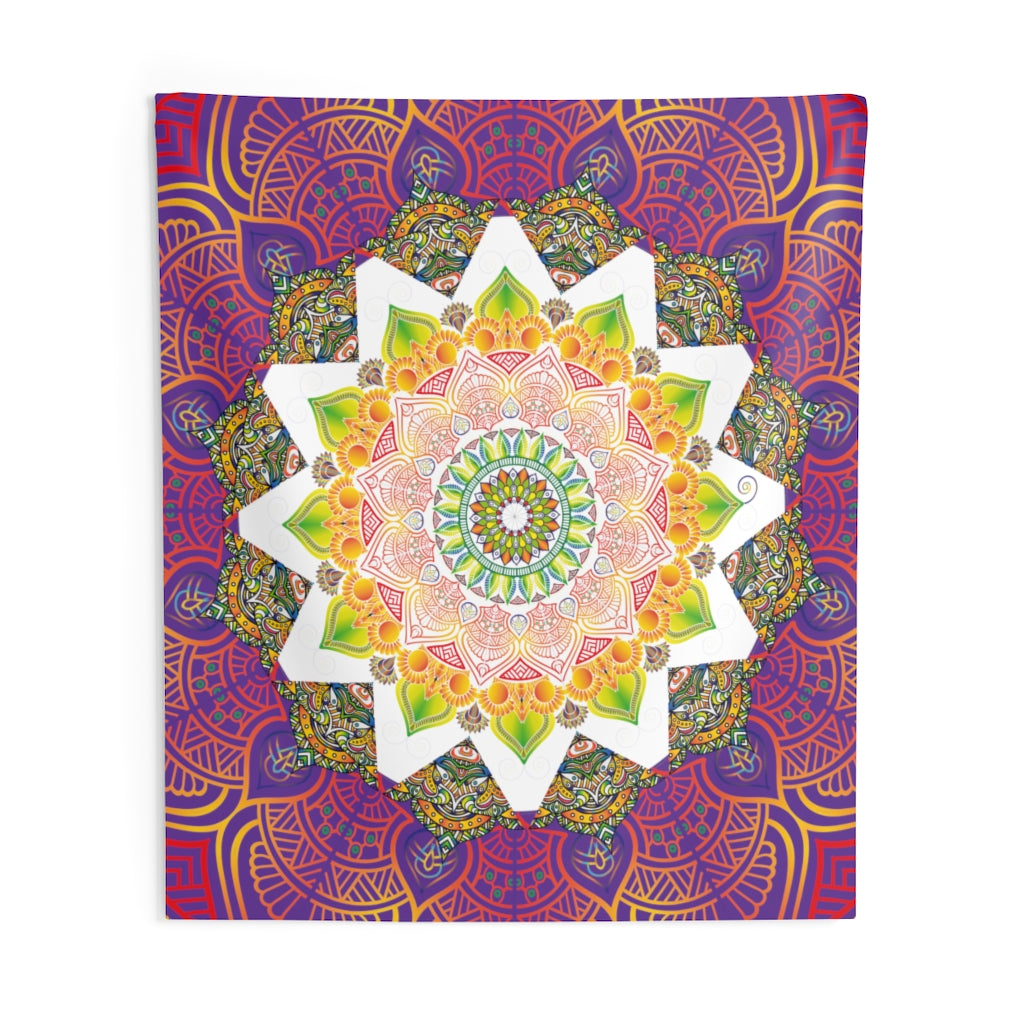 Indian Tapestry for Contemporary Home Decor . Inspirational Wall Hanging Art for Baby Nursery, Dorm room, Coastal Home . Housewarming Gift