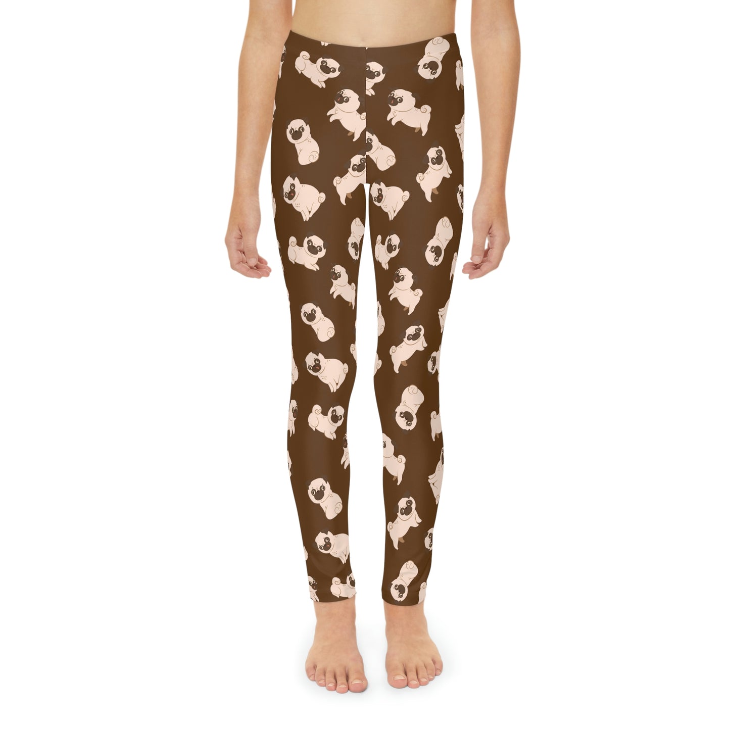 Dog lovers Youth Leggings, One of a Kind Gift - Unique Workout Activewear tights for kids fitness, Daughter, Niece Christmas Gift