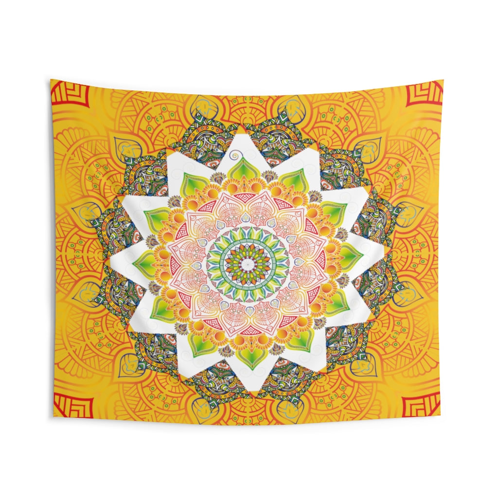 Indian Tapestry for Contemporary Home Decor . Inspirational Wall Hanging Art for Baby Nursery, Dorm room, Coastal Home . Housewarming Gift