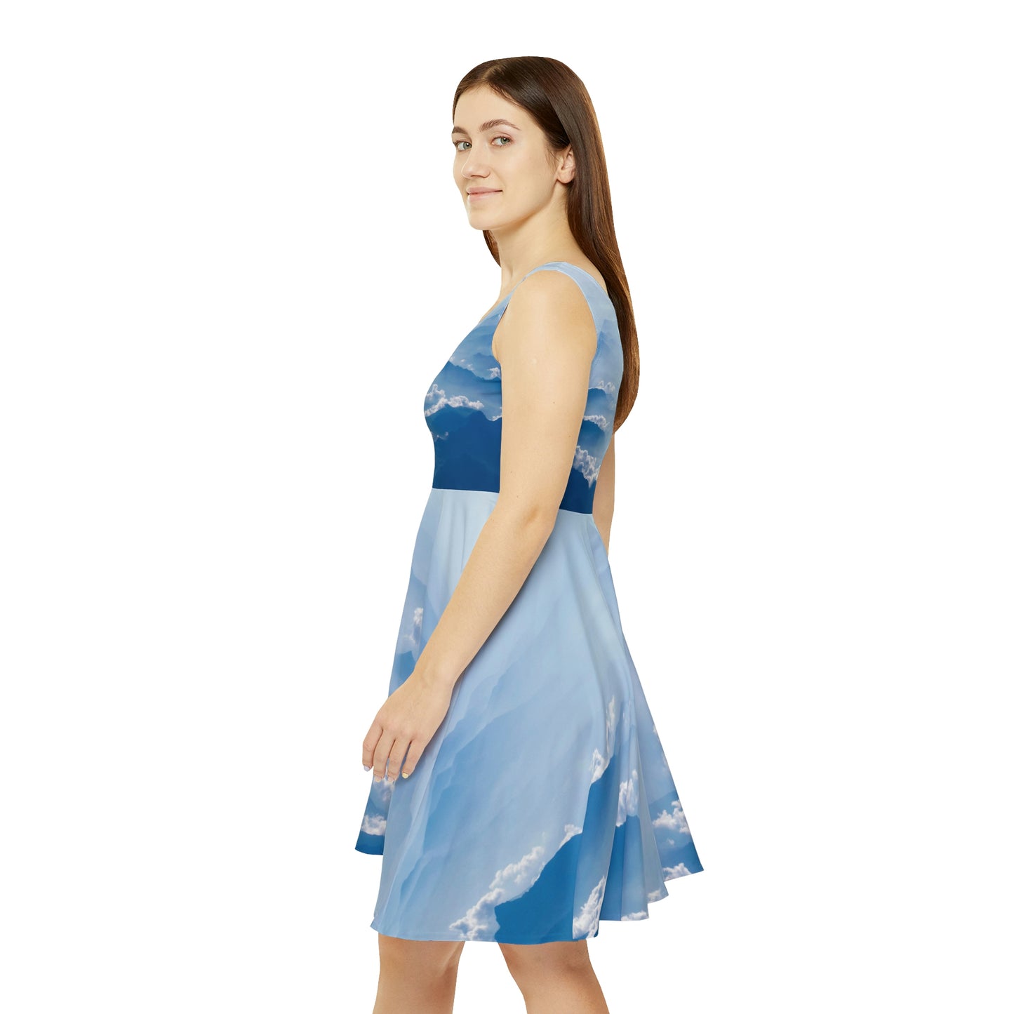 Beach print Women's Skater Dress