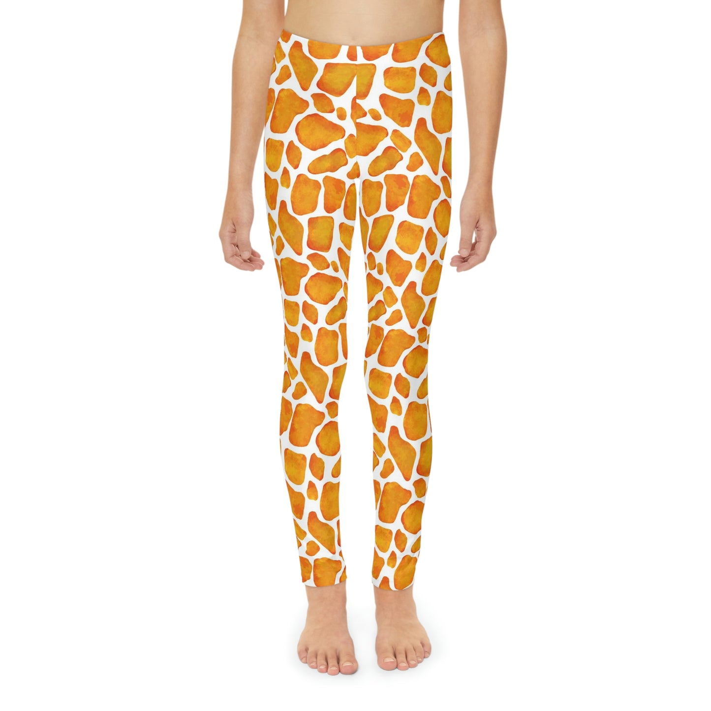 Giraffe animal kingdom, Safari Youth Leggings, One of a Kind Gift - Unique Workout Activewear tights for kids, Daughter, Niece Christmas Gift