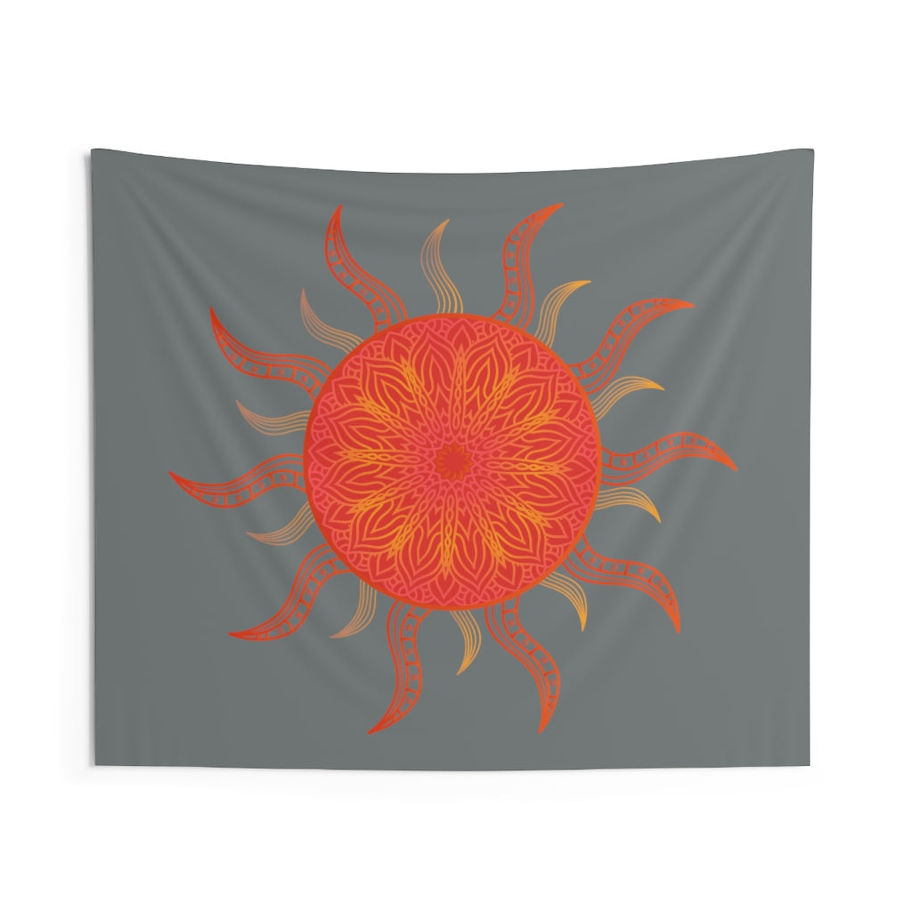 Sun Moon Tapestry Contemporary Home Decor . Galaxy Wall Hanging Art for Baby Nursery, Dorm room, Coastal Home . Housewarming Gift