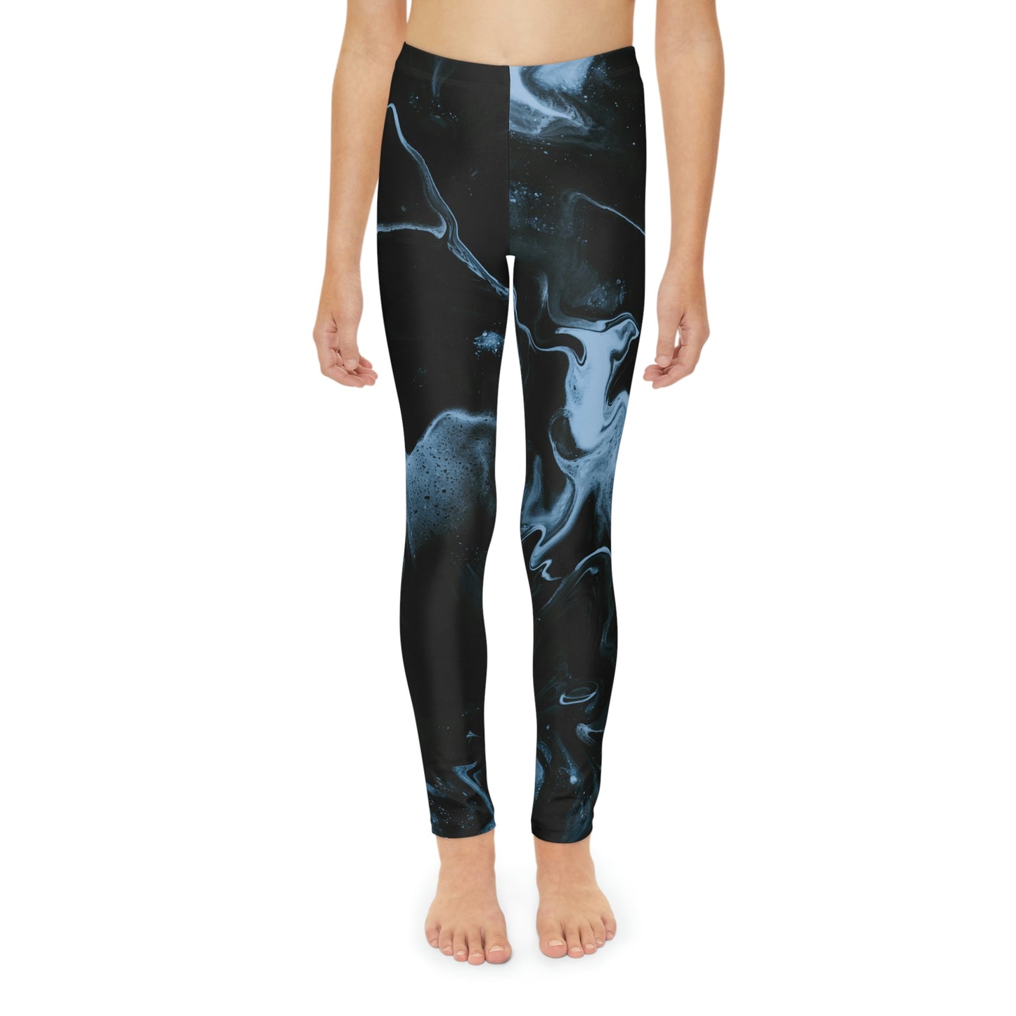 Marble Youth outh Leggings, One of a Kind Gift - Unique Workout Activewear tights for kids Fitness , Daughter, Niece Christmas Gift
