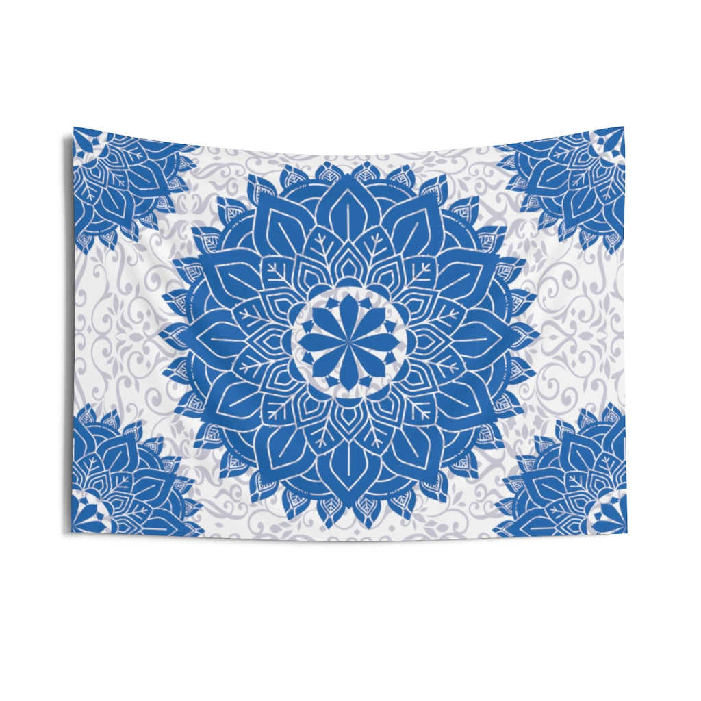 Mandala Tapestry for Contemporary Home Decor . Inspirational Wall Hanging Art for Baby Nursery, Dorm room, Coastal Home . Housewarming Gift