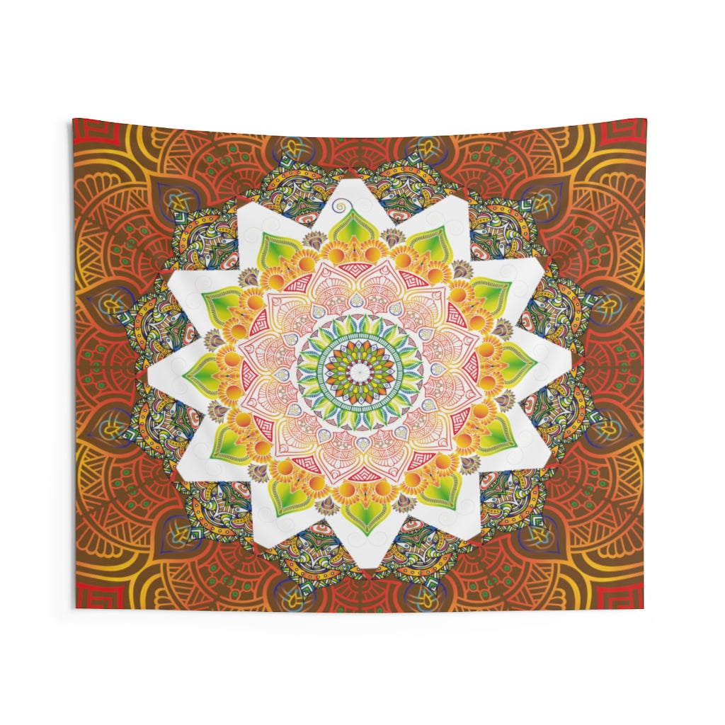 Indian Tapestry for Contemporary Home Decor . Inspirational Wall Hanging Art for Baby Nursery, Dorm room, Coastal Home . Housewarming Gift