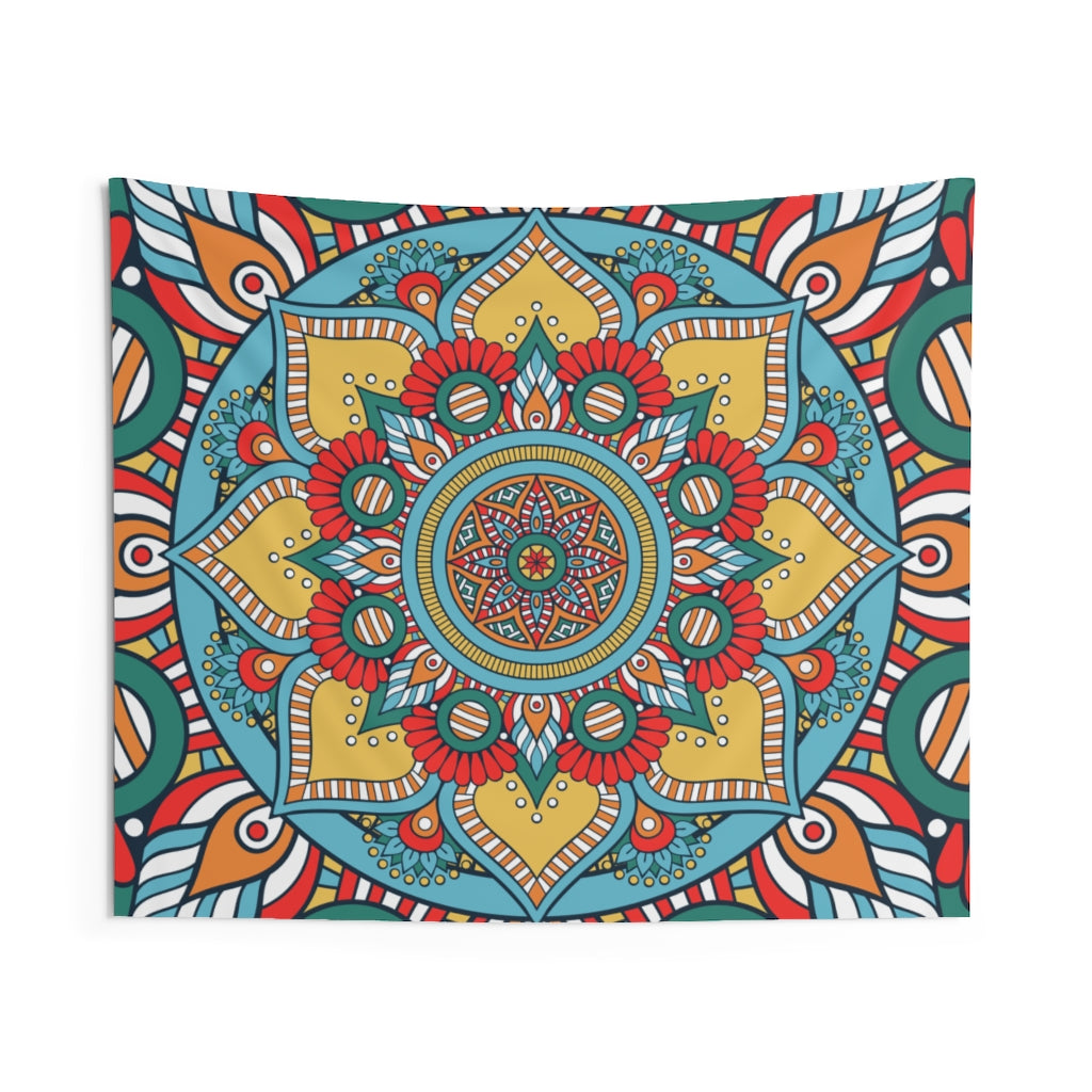 Indian Tapestry for Contemporary Home Decor . Inspirational Wall Hanging Art for Baby Nursery, Dorm room, Coastal Home . Housewarming Gift