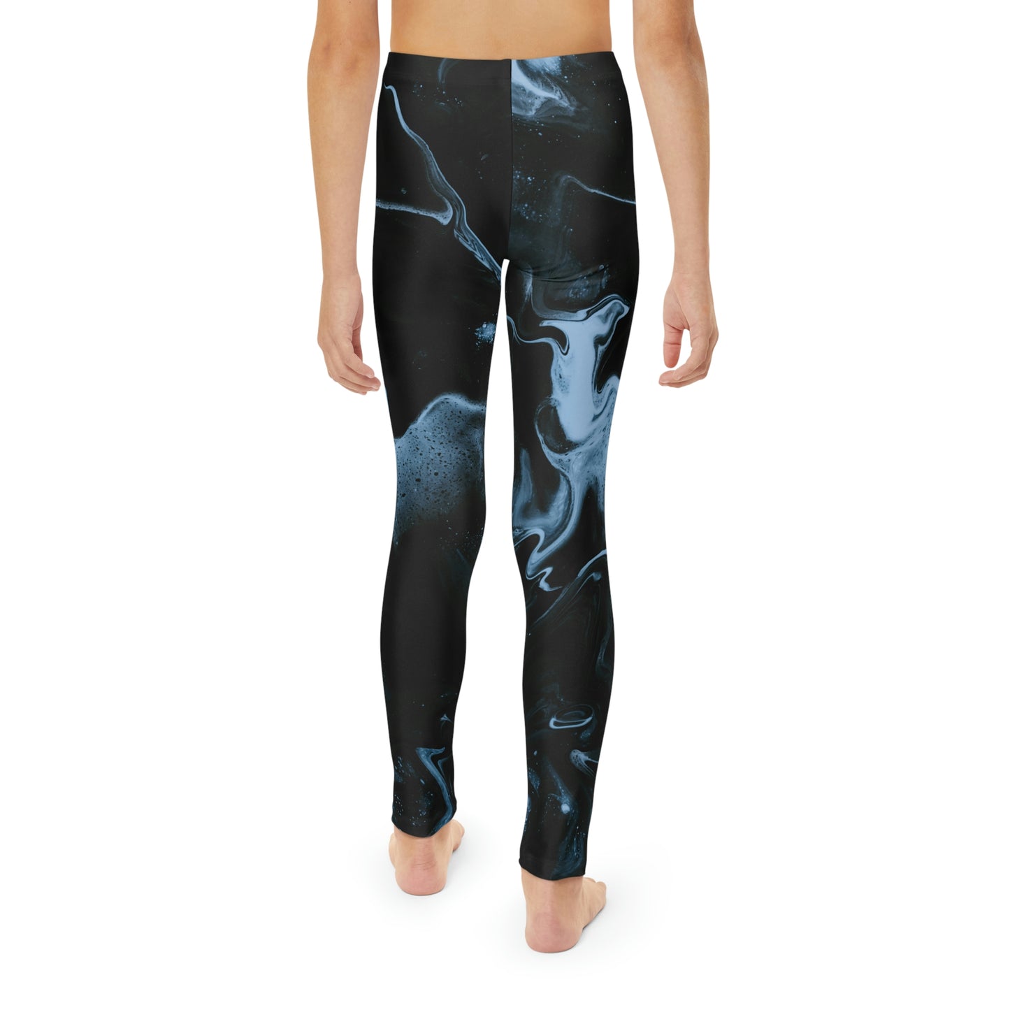 Marble Youth outh Leggings, One of a Kind Gift - Unique Workout Activewear tights for kids Fitness , Daughter, Niece Christmas Gift