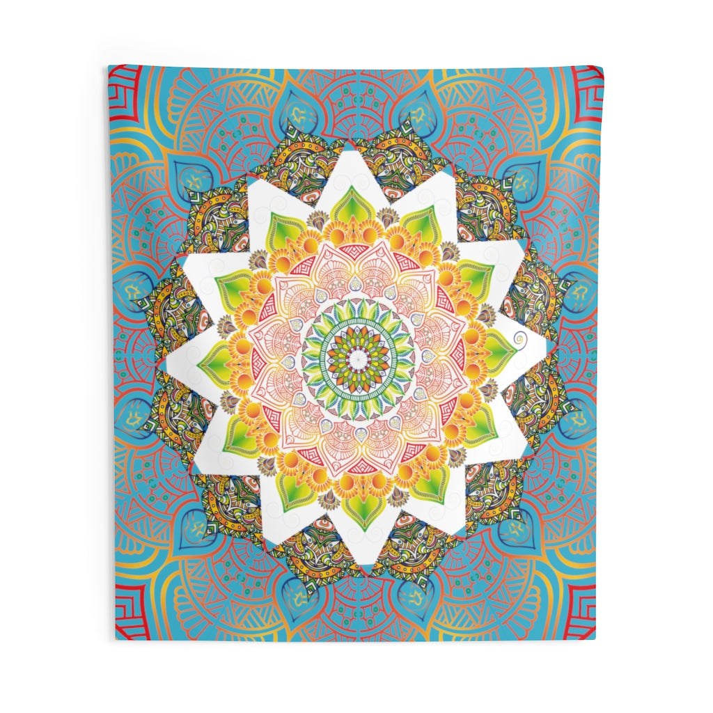 Indian Tapestry for Contemporary Home Decor . Inspirational Wall Hanging Art for Baby Nursery, Dorm room, Coastal Home . Housewarming Gift