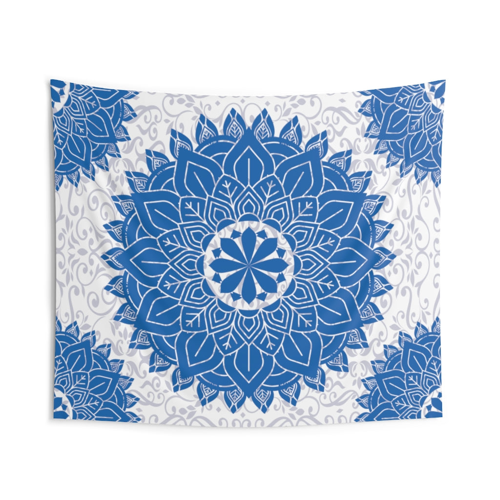 Mandala Tapestry for Contemporary Home Decor . Inspirational Wall Hanging Art for Baby Nursery, Dorm room, Coastal Home . Housewarming Gift