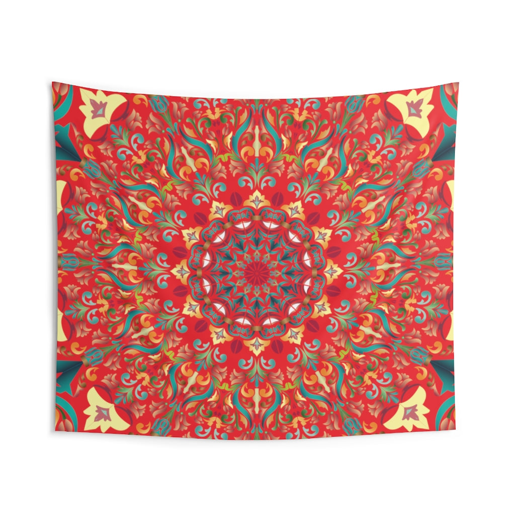 Indian Tapestry for Contemporary Home Decor . Inspirational Wall Hanging Art for Baby Nursery, Dorm room, Coastal Home . Housewarming Gift